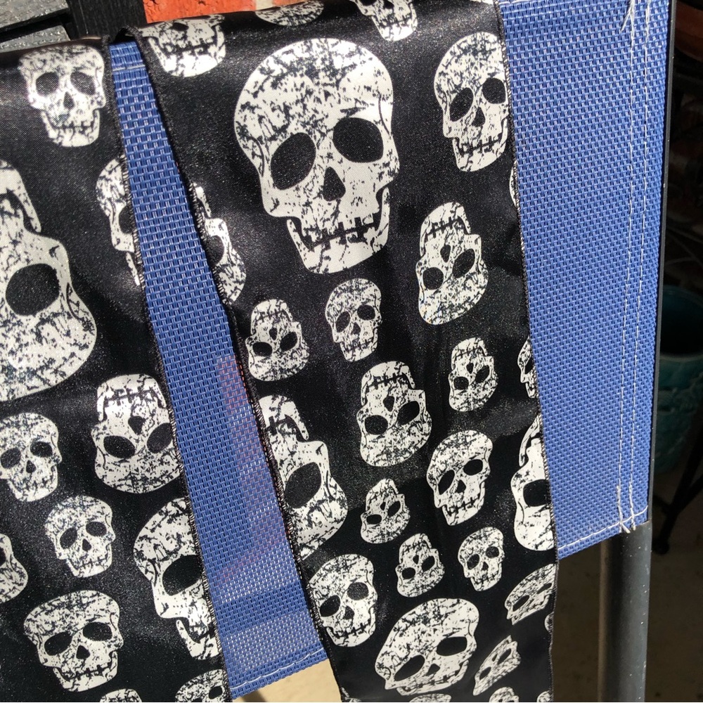 Skull Scarf 66”x4” Glossy